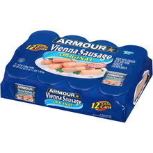 Load image into Gallery viewer, *Armour Star Vienna Sausage, Original, 4.6 oz. cans 12 - count
