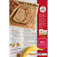 Load image into Gallery viewer, *Kellogg&#39;s All Bran Breakfast Cereal, 8 Vitamins and Minerals, High Fiber Cereal, 18.6 oz Box
