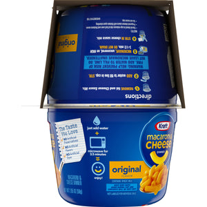 *Kraft Original Marconi & Cheese Easy Microwaveable Dinner, 4 pack 2.05oz cups