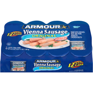 *Armour Star Vienna Sausage, Original, 4.6 oz. cans 12 - count