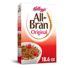 Load image into Gallery viewer, *Kellogg&#39;s All Bran Breakfast Cereal, 8 Vitamins and Minerals, High Fiber Cereal, 18.6 oz Box
